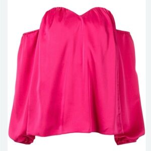 Milly Pink Off-Shoulder Women's Top